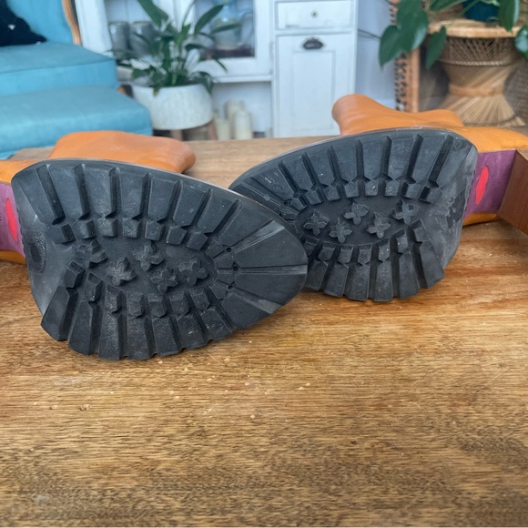 Amanda Gregory Short Lugsole Boots Size 8 - Picture 2 of 12